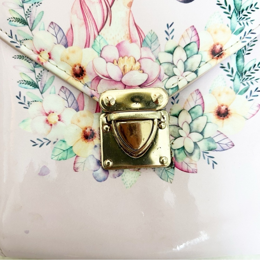 Pink Floral Unicorn Clutch/Bag Bundle & Save - Picture 4 of 13